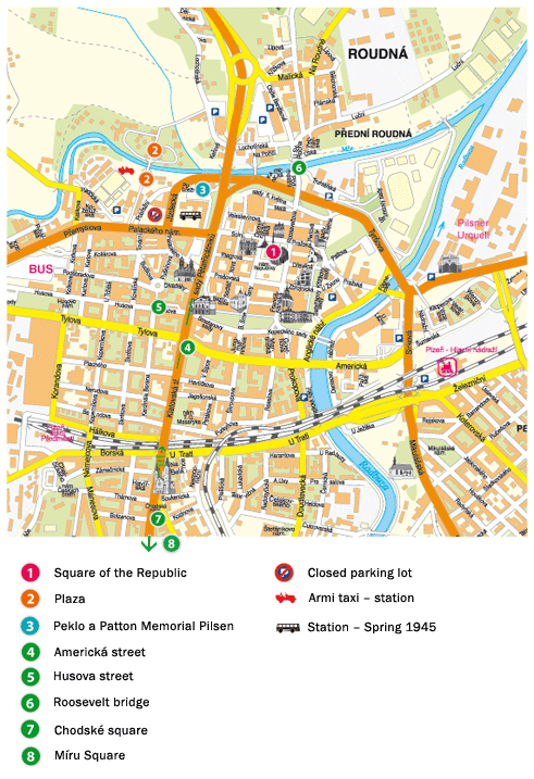 Map of events